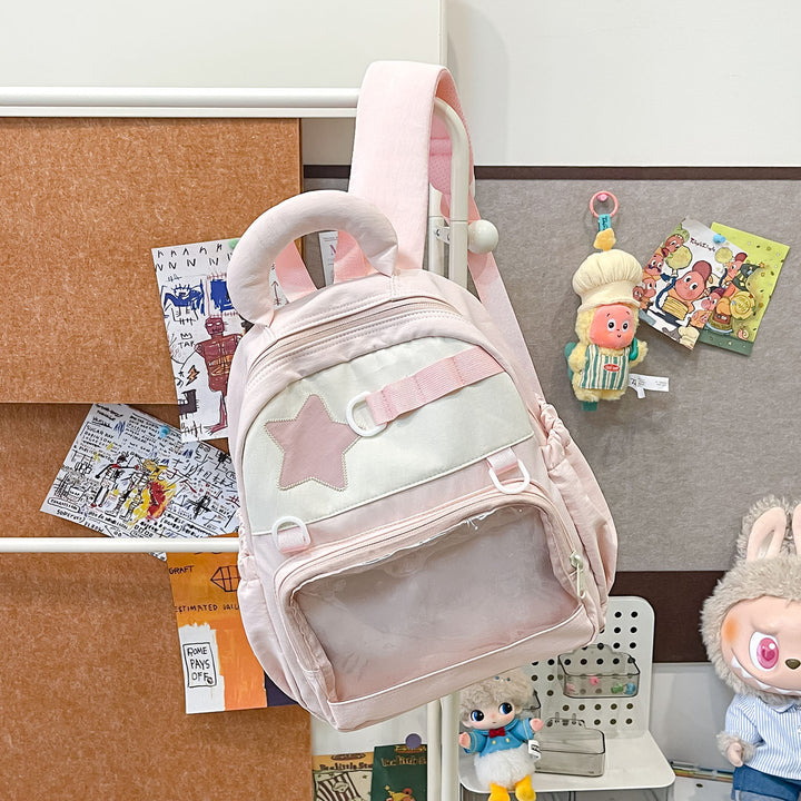 Fun Graphic Star-Themed Backpack
