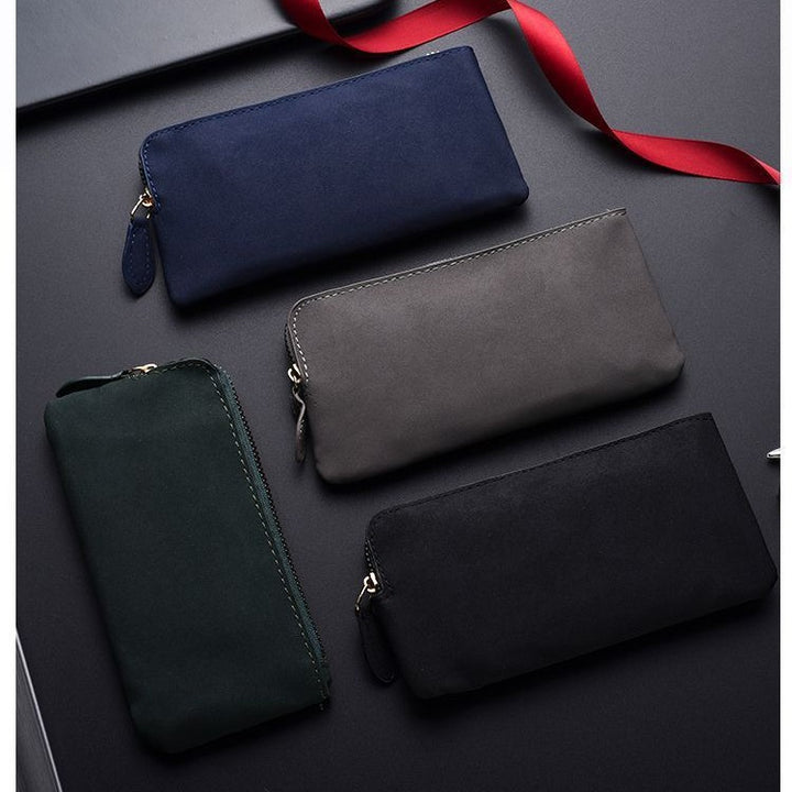 Premium Leather Zippered Wallet Organizer Bowlift