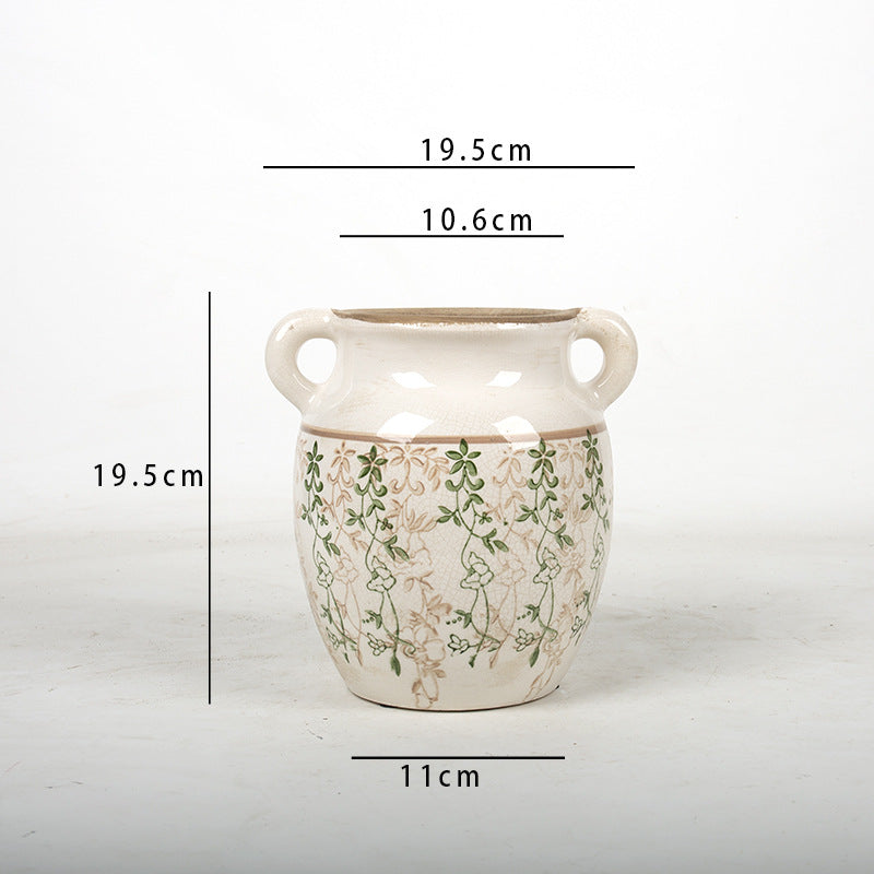 Flower decoration vessel with playful pattern Bowlift