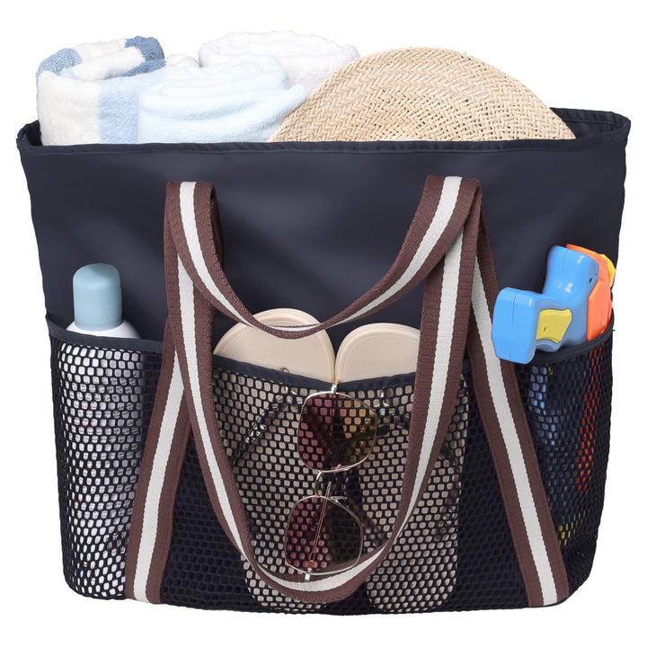 Multifunctional shopping bag with mesh fabric Bowlift