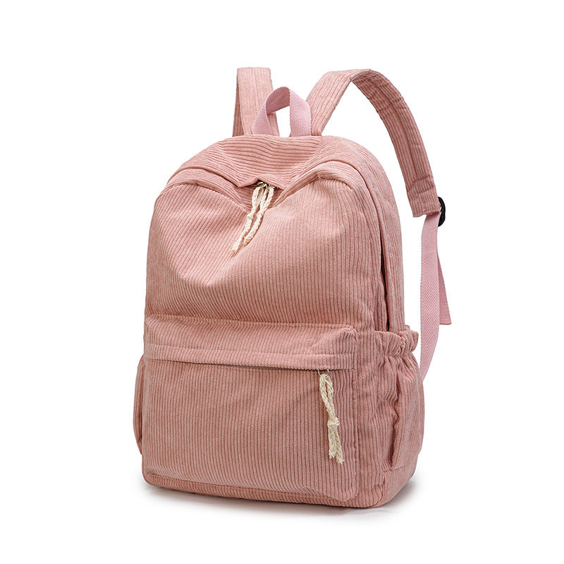 Corduroy Multi-Pocket Backpack Bowlift