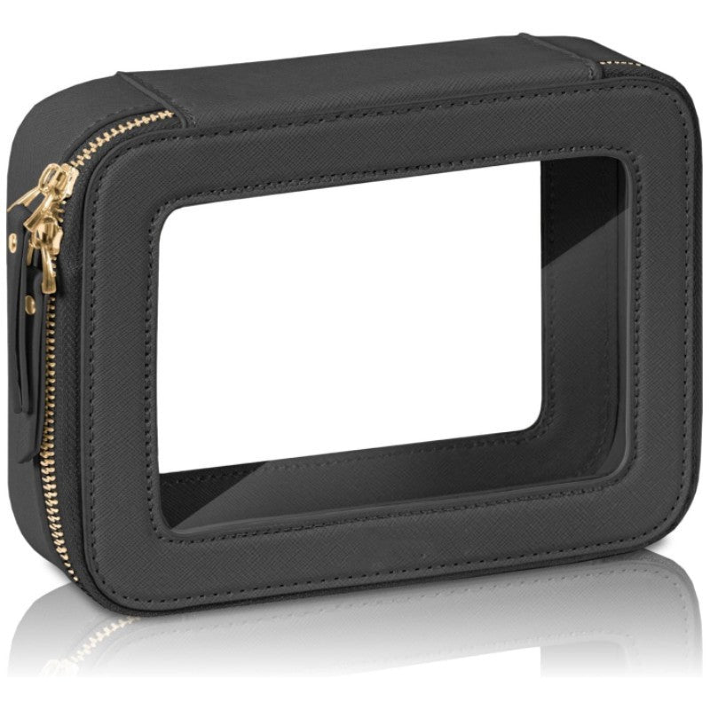Elegant Cosmetic Bag with Window Bowlift
