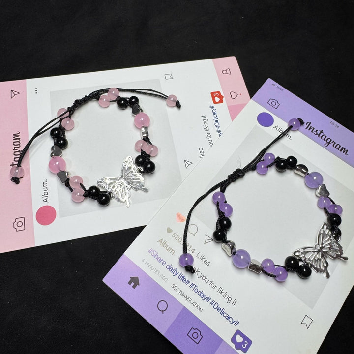 Butterfly Charm Adjustable Bracelet Bowlift