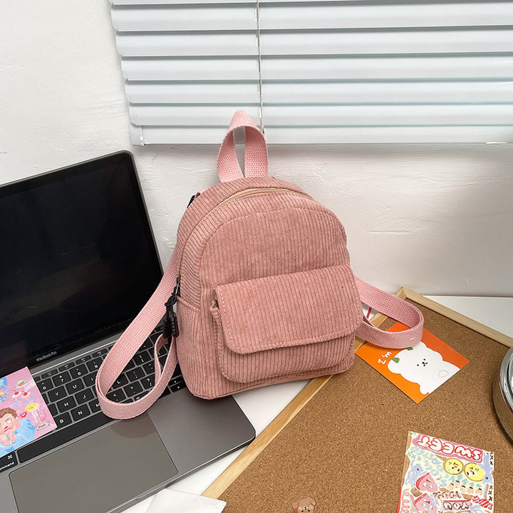 Corduroy Mini Backpack