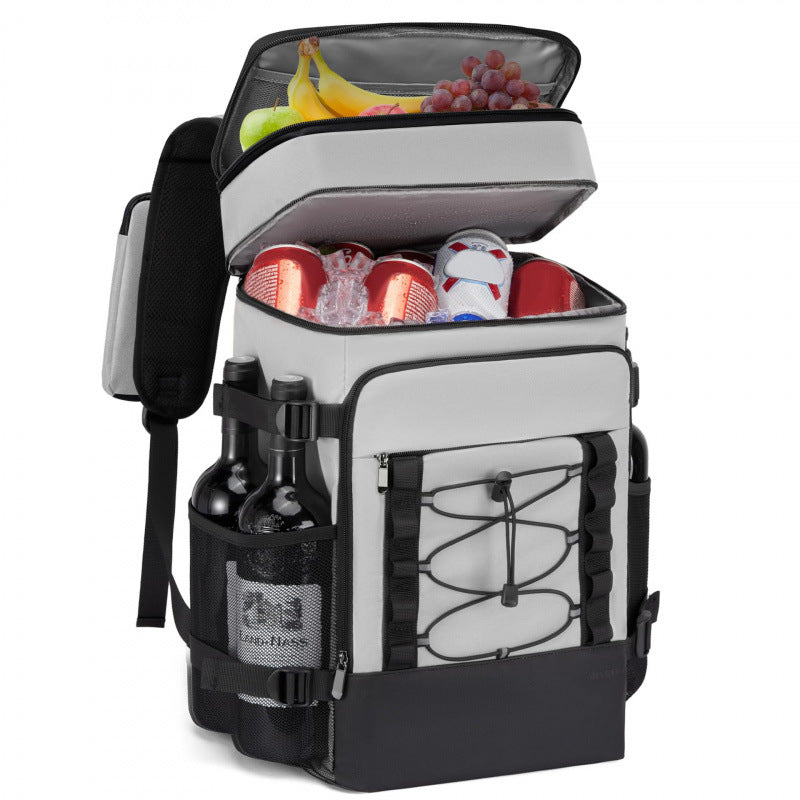 Multifunctional cooler backpack with insulated interior Bowlift