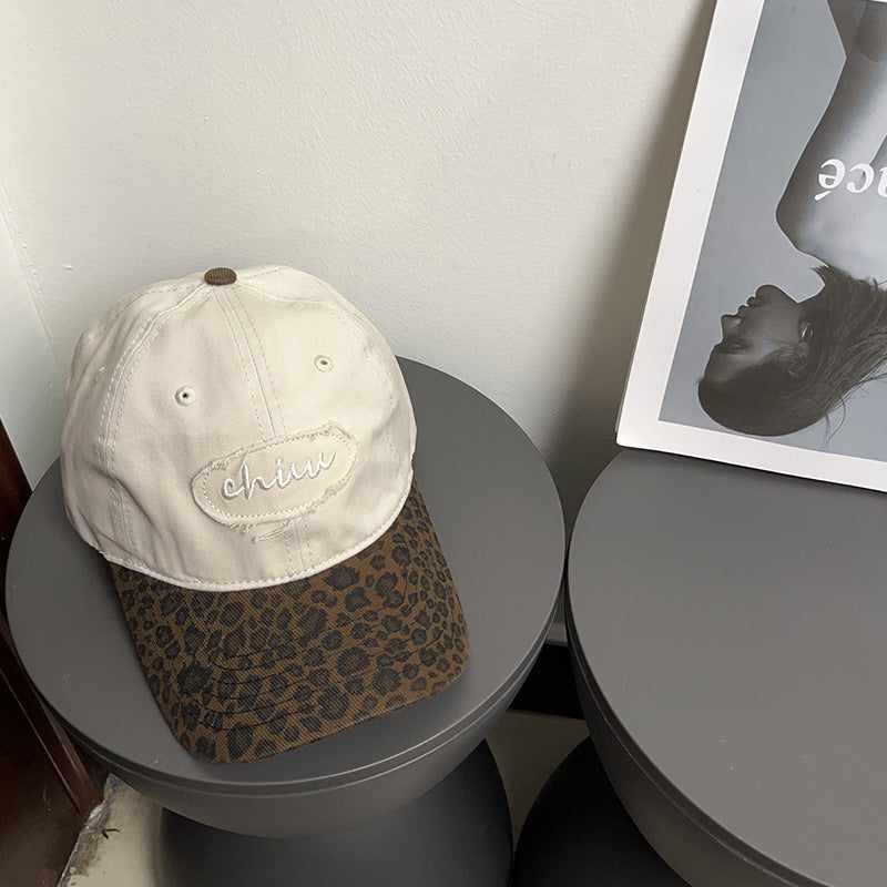 Women's Casual Animal Print Baseball Cap Bowlift