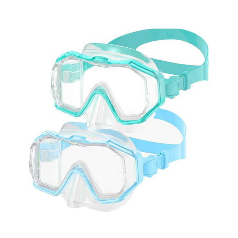 Diving mask with special field of vision and anti-fog technology Bowlift