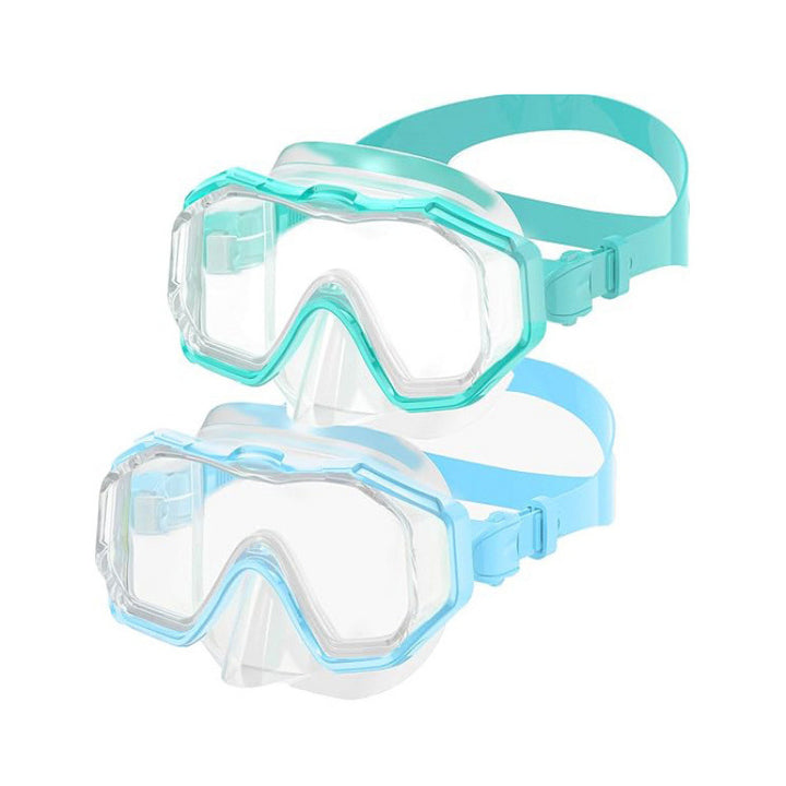 Diving mask with special field of vision and anti-fog technology Bowlift