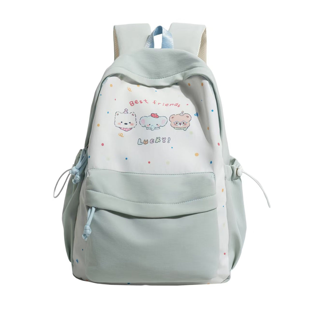 Leisure backpack with playful animal motif and practical compartments Bowlift