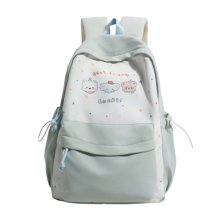 Leisure backpack with playful animal motif and practical compartments Bowlift