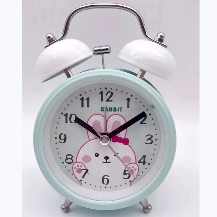 Nostalgic children's alarm clock with cheerful animal motif Bowlift