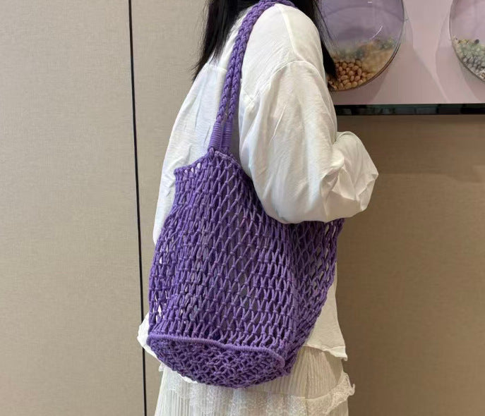 Hand-knotted shopping bag Bowlift