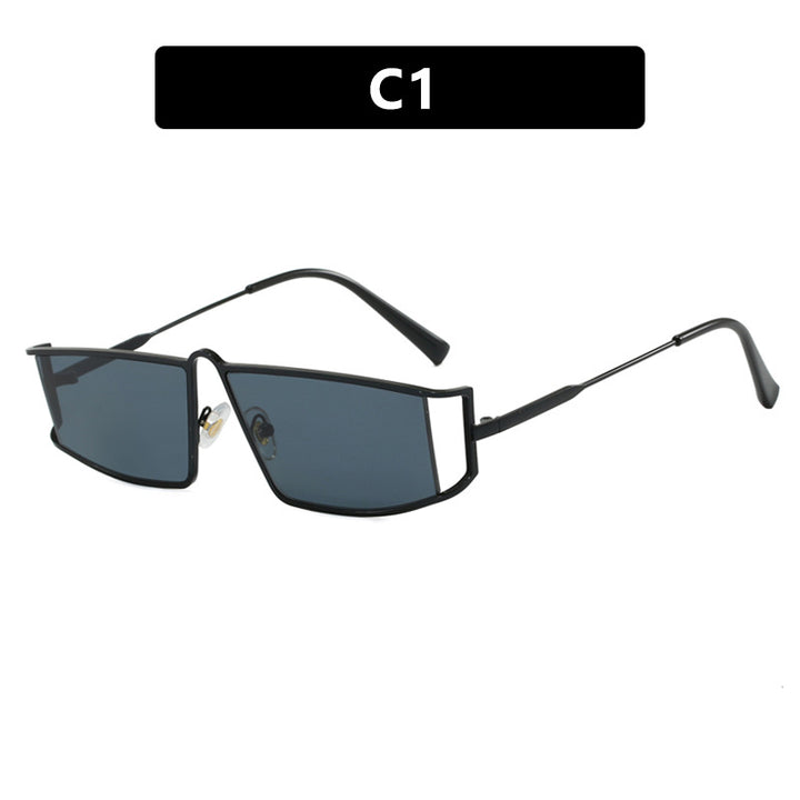 Ladies trendy sunglasses in a futuristic design with square lenses Bowlift