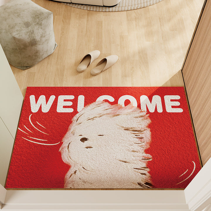 Pet-Themed Welcome Mat