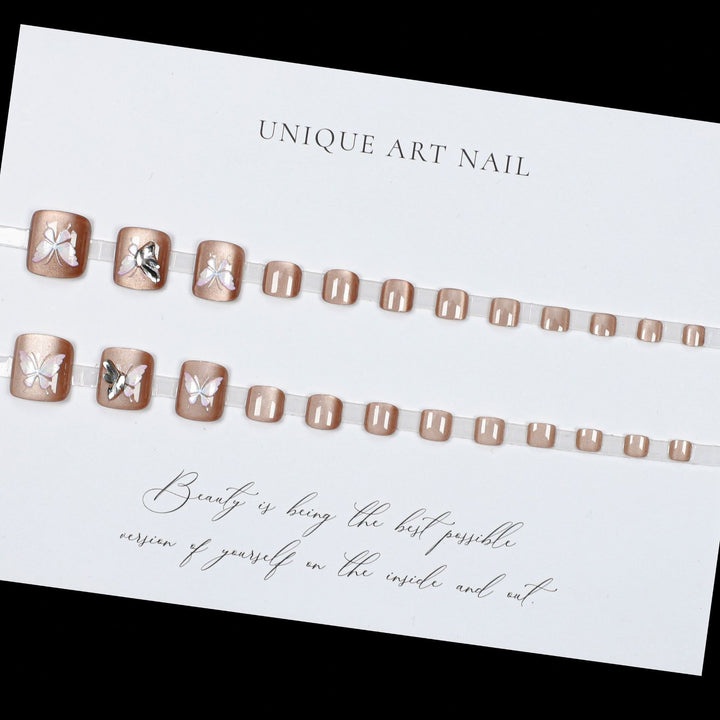 Decorative Butterfly Toe Nail Art Bowlift