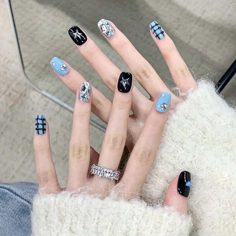 Ombre Press-On Nails with Glossy Finish Bowlift