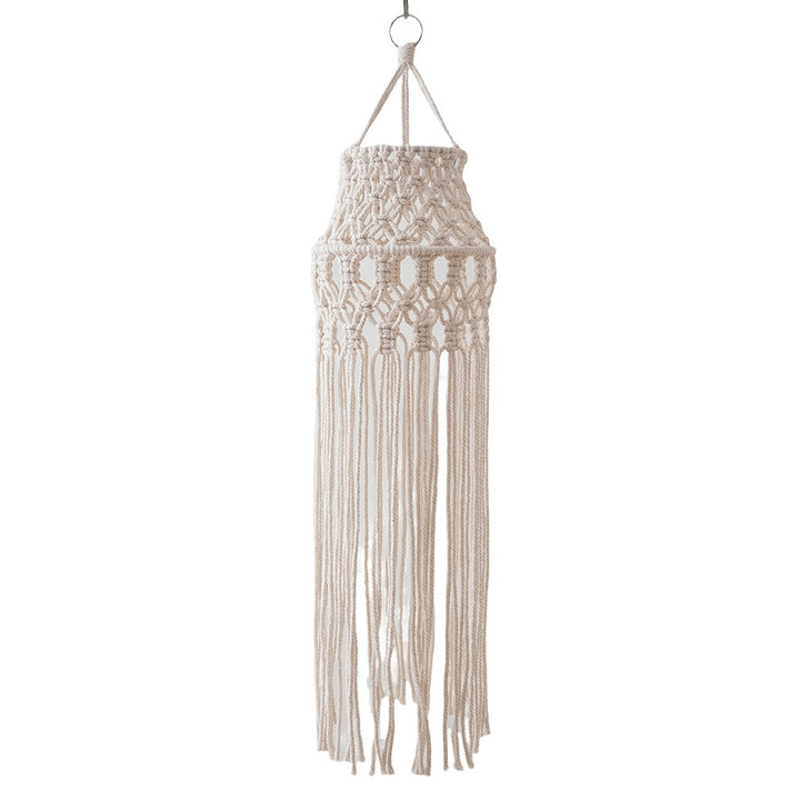 Decorative Macramé Pendant Light Bowlift
