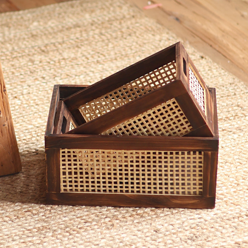 High-quality storage basket with braided design Bowlift