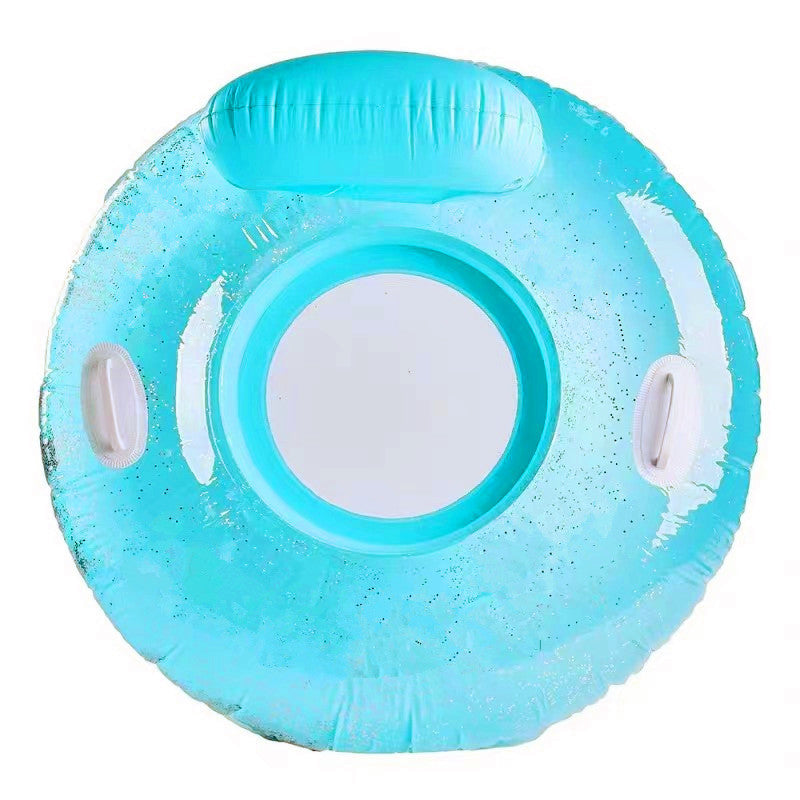 Ladies Inflatable Comfort Swimming Ring with Mesh Surface Bowlift