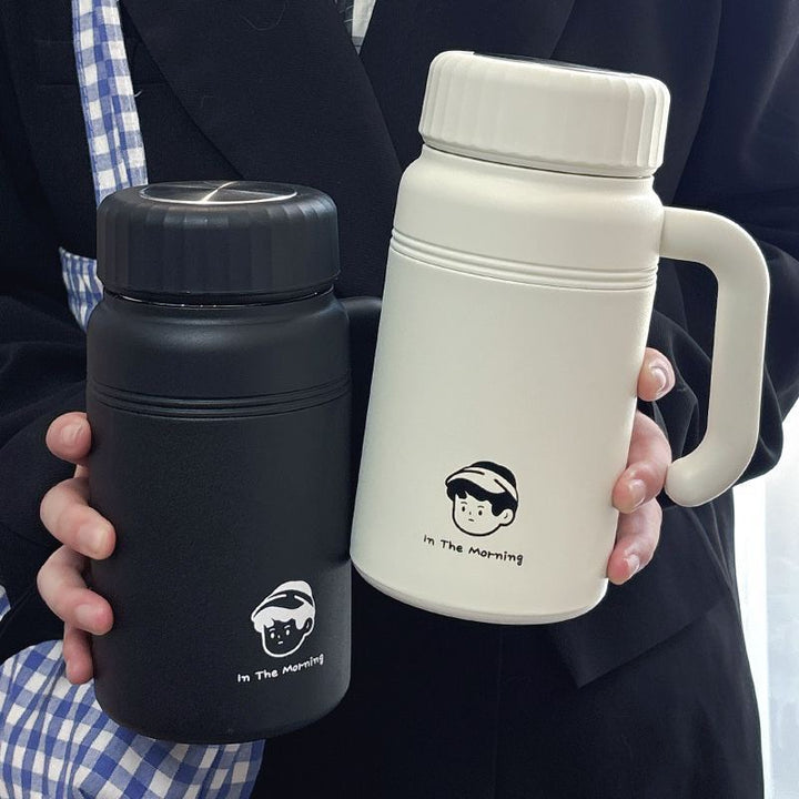 Women's Insulated Thermos with Practical Carry Handle Bowlift