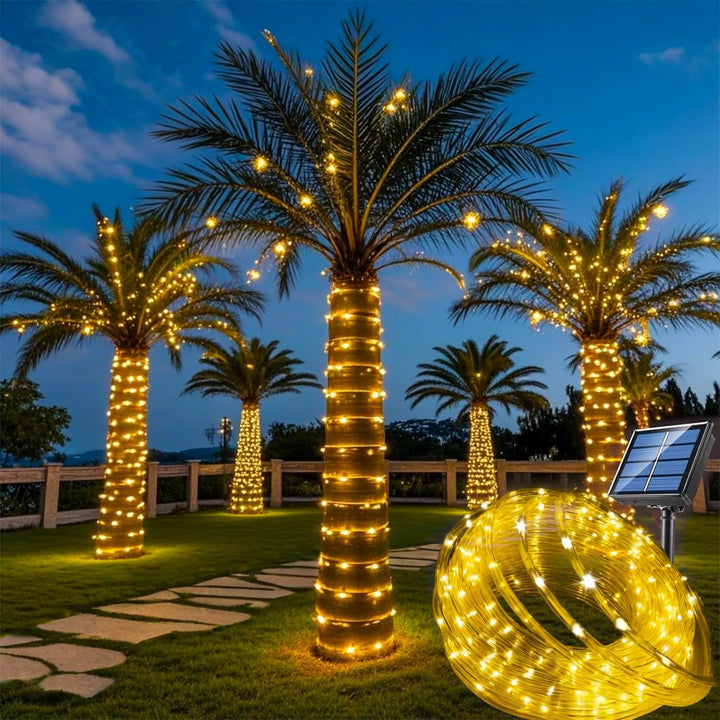 Premium outdoor solar-powered waterproof LED rope lights for trees Bowlift