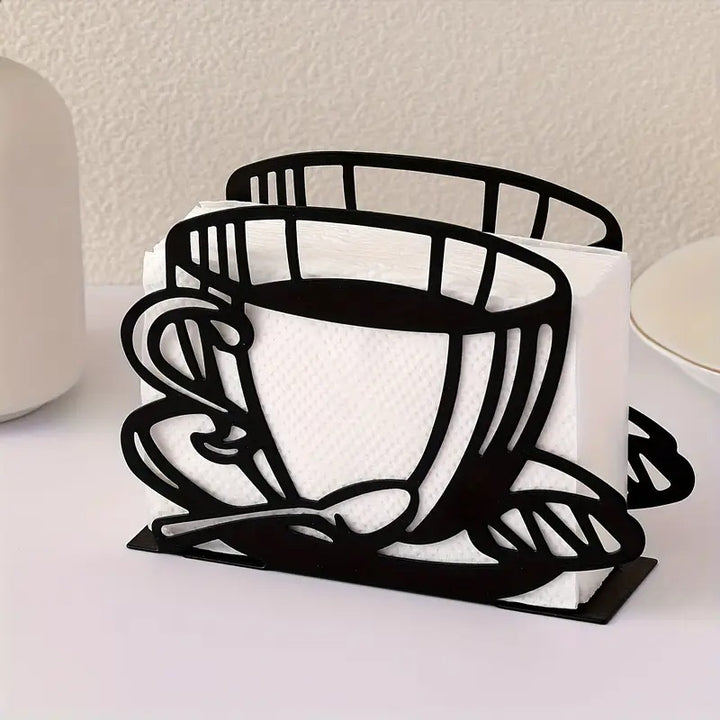 Elegant napkin holder made of metal Bowlift