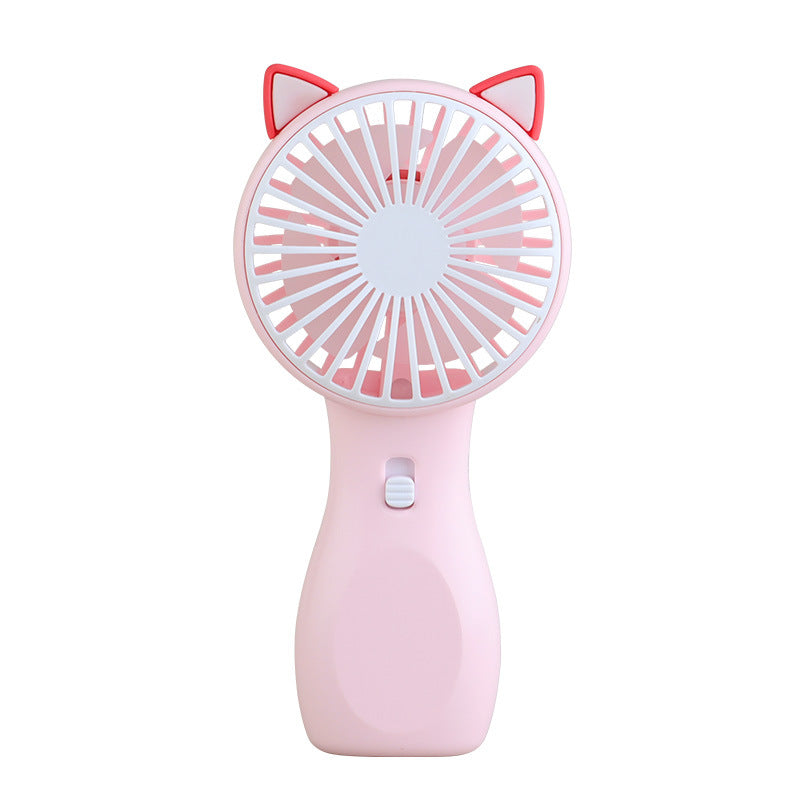 Women's Portable Hand Fan with Animal Design Bowlift