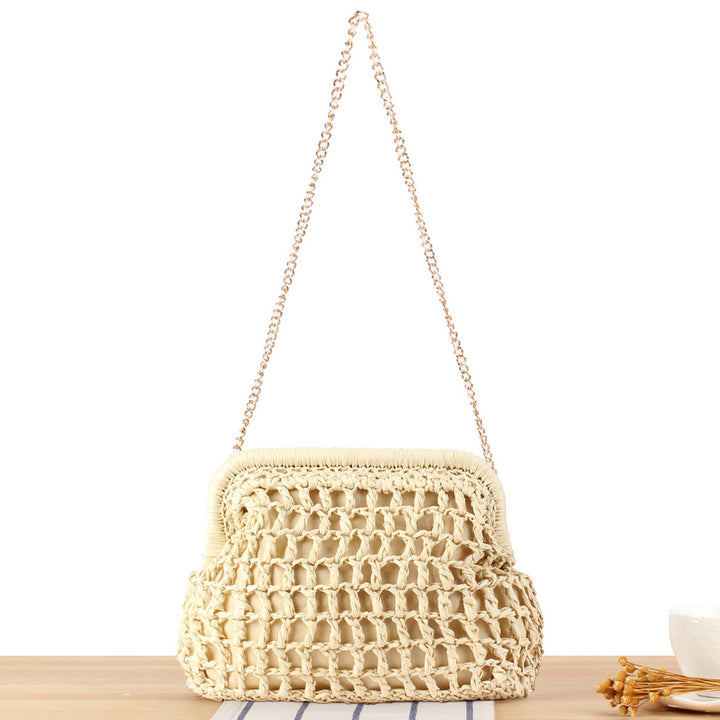 Handbag with Elegant Net Structure Bowlift