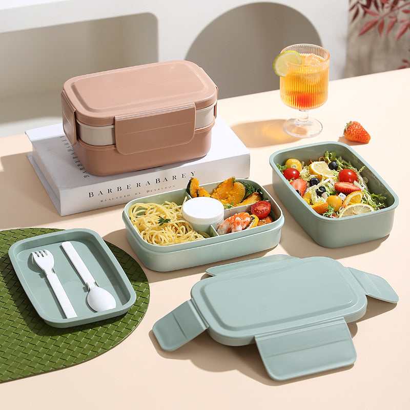 Multi-Tiered Leak-Proof Lunch Box