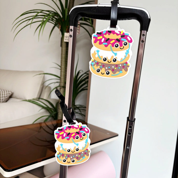 Fun Donut-Themed Luggage Tag Bowlift