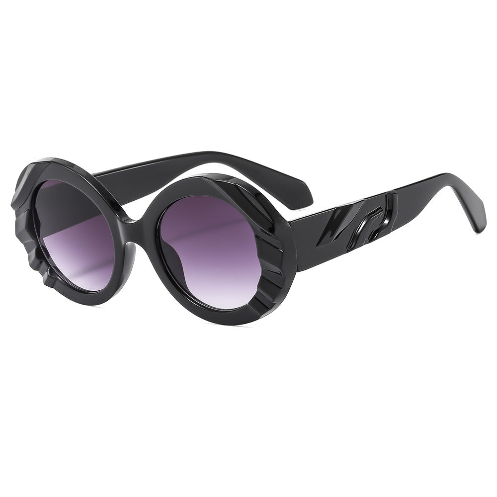 Women's sunglasses with unique, textured frame and protective lenses Bowlift