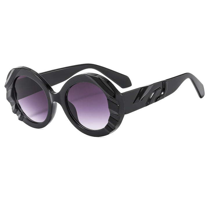 Women's sunglasses with unique, textured frame and protective lenses Bowlift