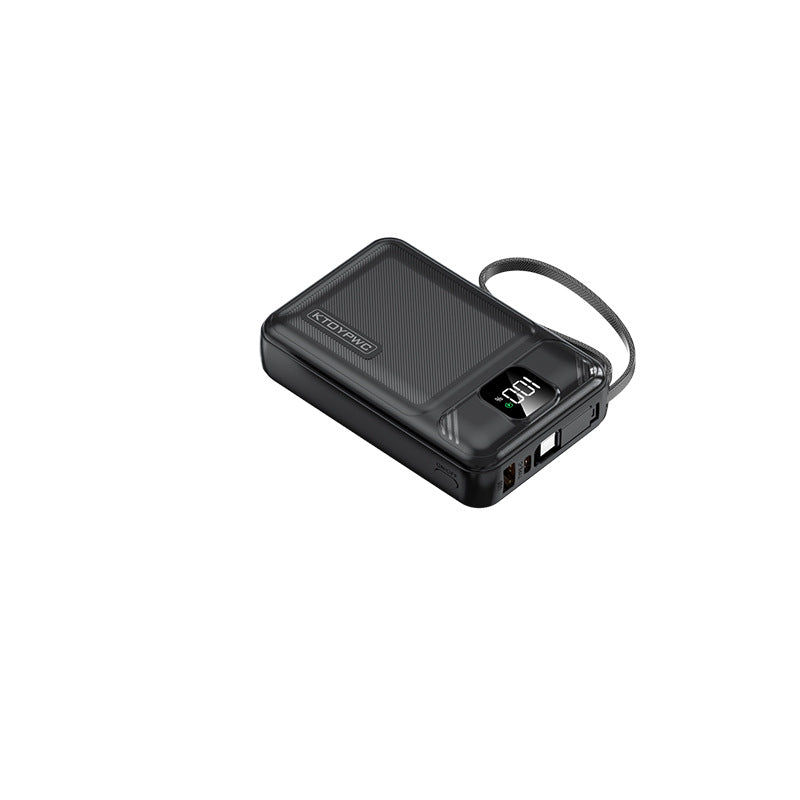 Portable power bank with intelligent charging management and LCD display Bowlift