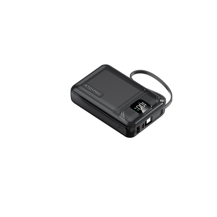Portable power bank with intelligent charging management and LCD display Bowlift