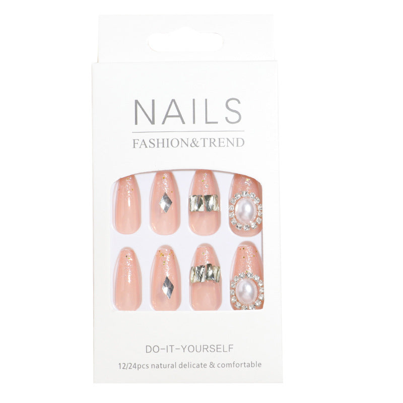 Premium Decorative Press-On Nail Set Bowlift