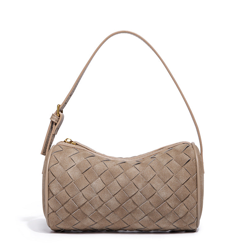 Braided Suede Handbag Bowlift