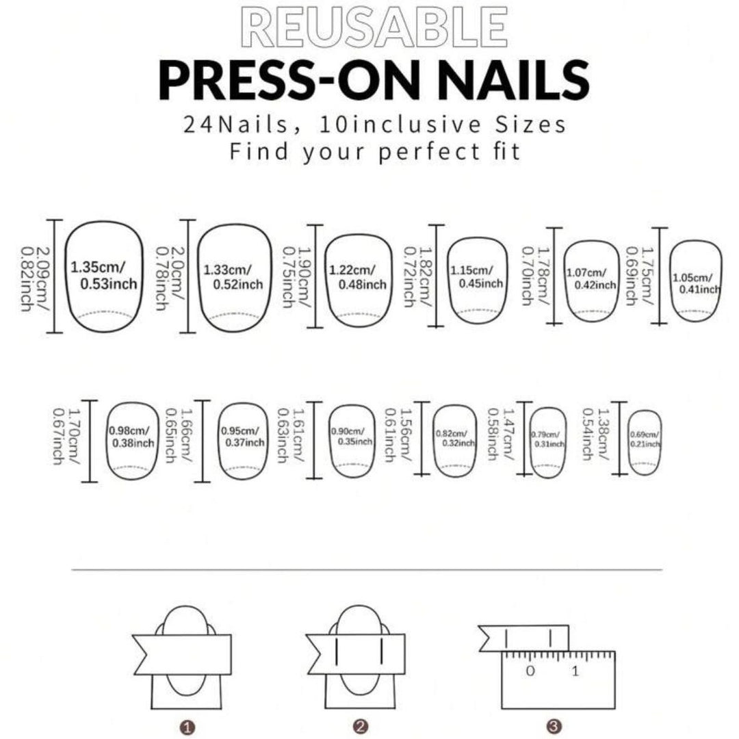 Creative Art Nail Set with Vibrant Patterns Bowlift