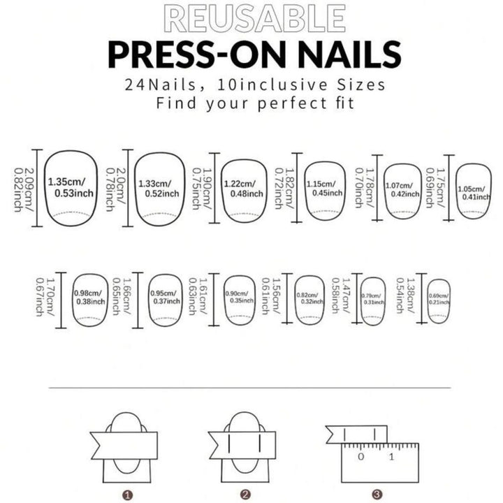 Creative Art Nail Set with Vibrant Patterns Bowlift