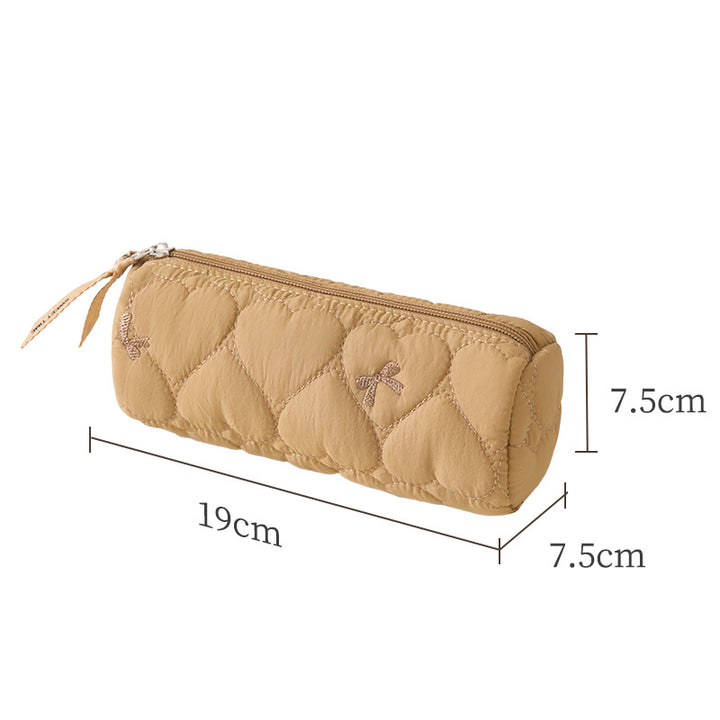 Quilted Textured Pen Case Bowlift