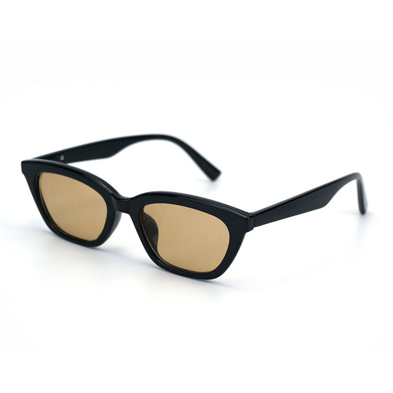 Women's Fashion Cat-Eye Sunglasses with Elegant Transparent Frame Bowlift