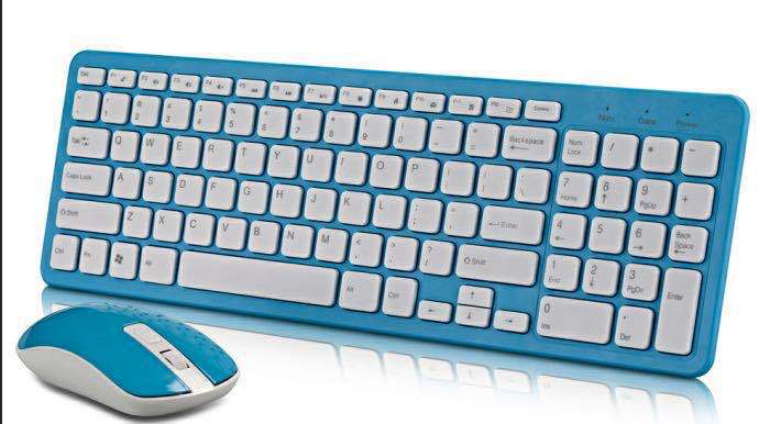 Funk keyboard and mouse combination with slim design Bowlift
