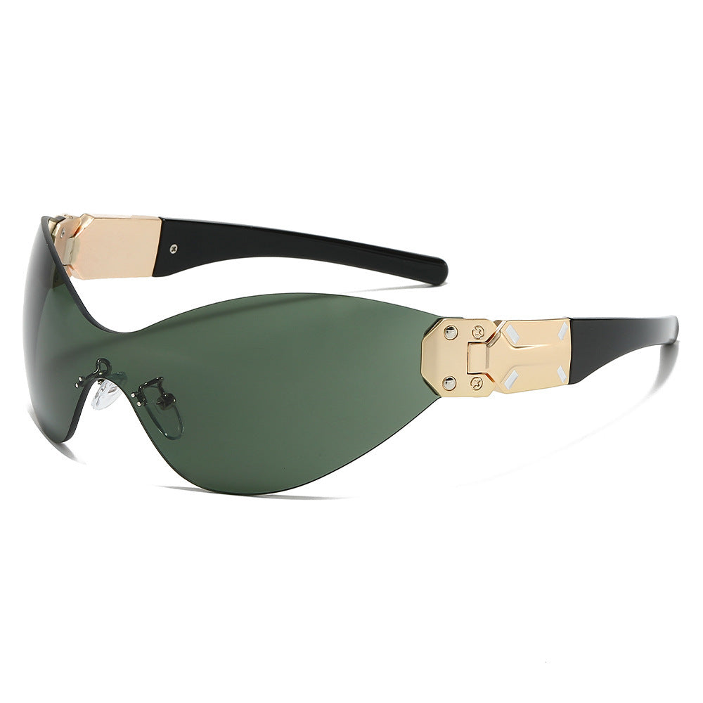 High-Performance Retro Shield Sunglasses Bowlift