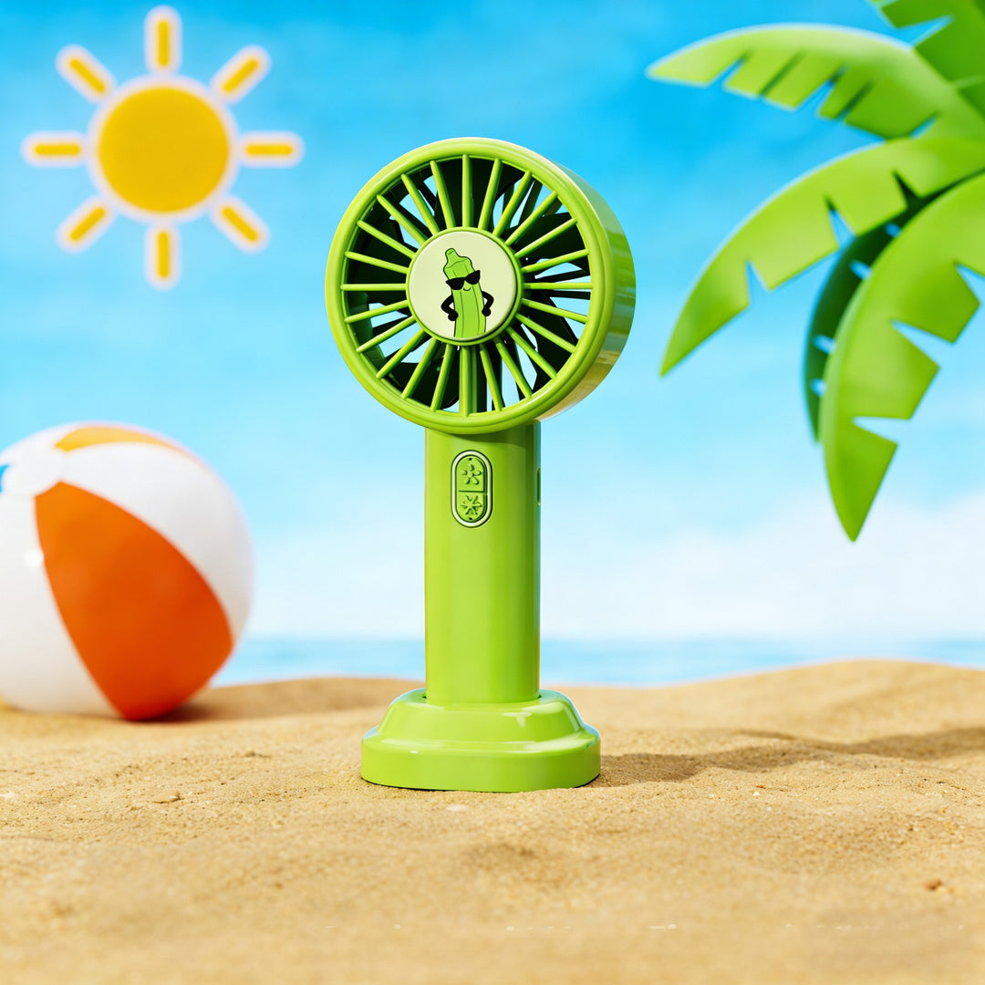 Unisex Portable Hand Fan with Creative Design Elements Bowlift