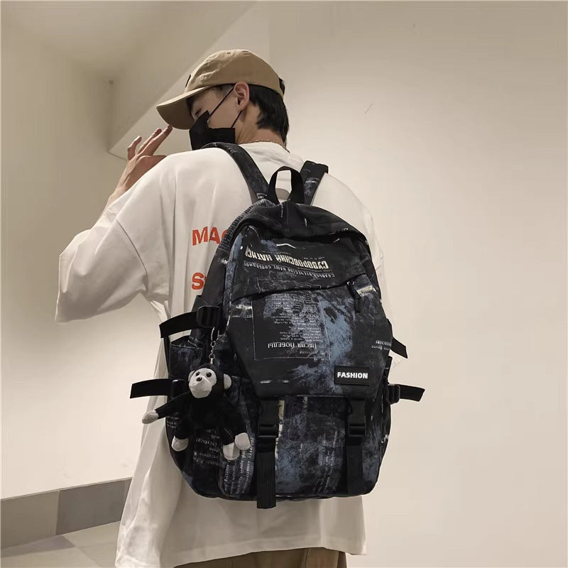 Urban Graphic Print Backpack Bowlift