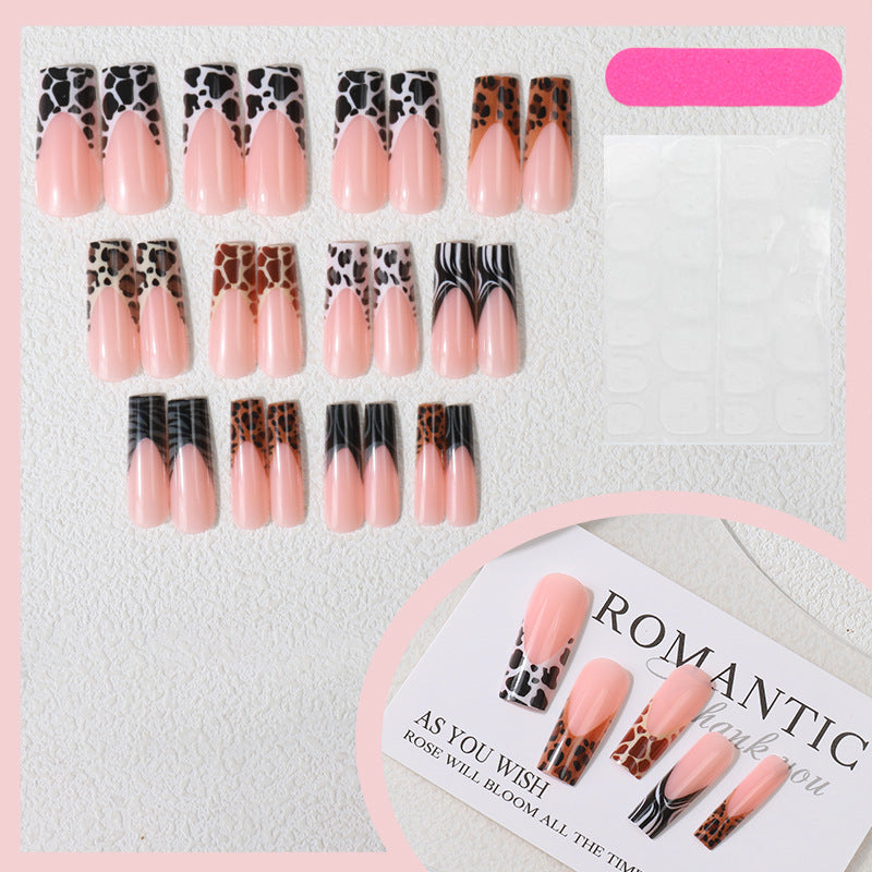 Artistic Animal Print Press-On Nail Set Bowlift