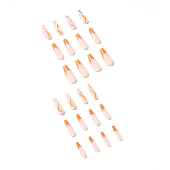 Artistic acrylic nails with elegant accents Bowlift