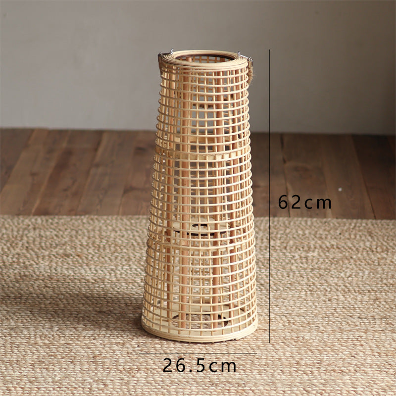 High-quality basket lamp in natural design Bowlift