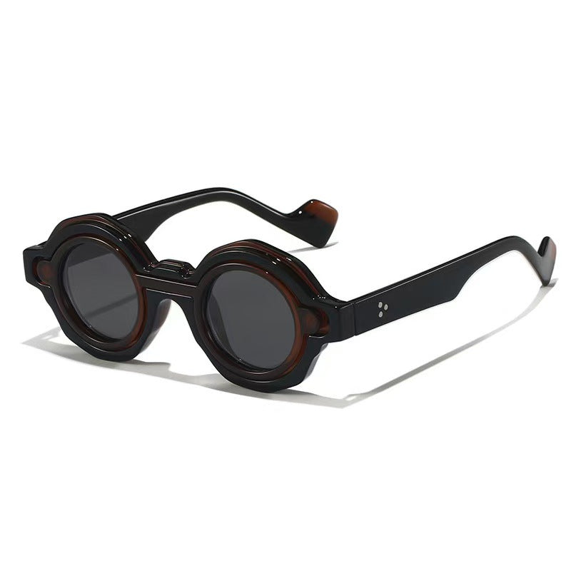 Ladies fashionable sunglasses with unique round design Bowlift