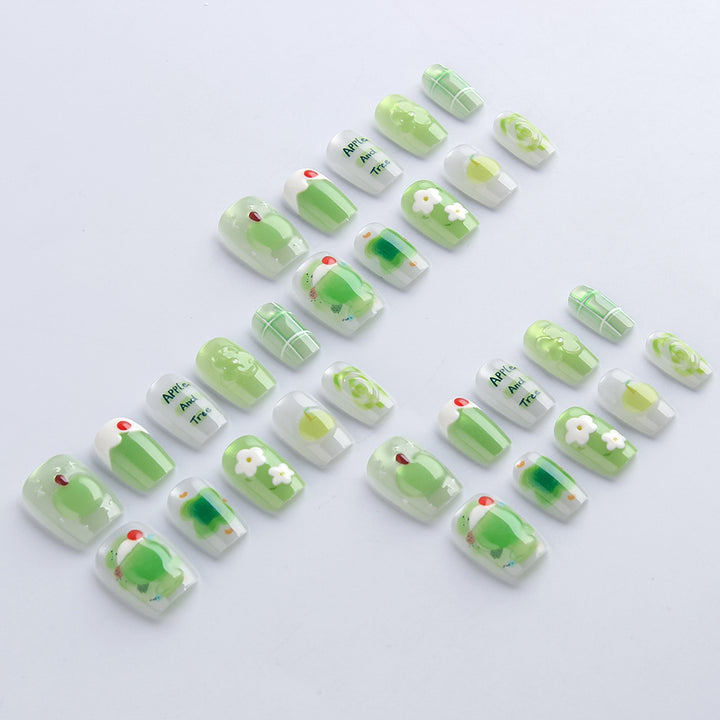 Creative Themed Press-On Nail Art Bowlift