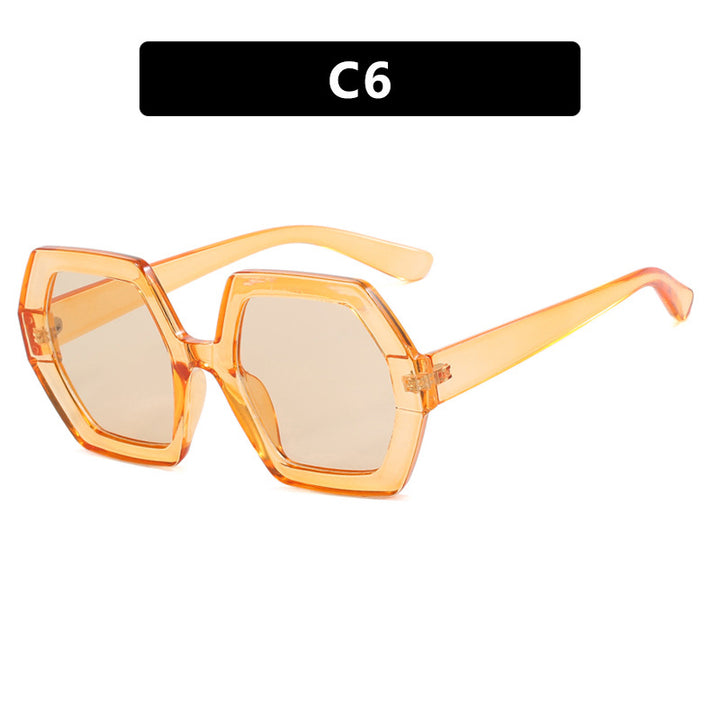 Women innovative hexagonal sunglasses Bowlift